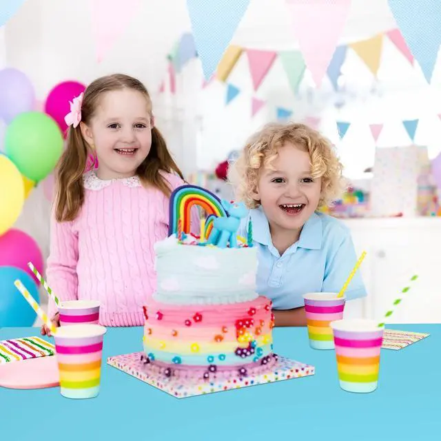 Alt view image 6 of 7 - YSYJ 3 Pack Light Blue Plastic Tablecloth Disposable Rectangular Table Cloth 54 x 108 Inch Table Cover for Parties