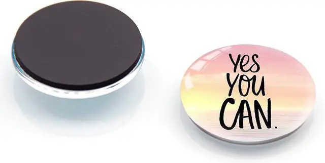 Alt view image 7 of 7 - 12Pcs Glass Strong Magnetic Refrigerator Magnet Fridge Sticker,Motivational Fridge Magnets Decoration for Crafts,Strong Fridge Magnets for Kitchen, School,Office Whiteboard, Cabinet and Dishwasher