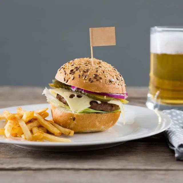 Alt view image 6 of 7 - Senkary 100 Pack Blank Toothpick Flags Kraft Paper Food Signs Cheese Markers Cheese Labels for Charcuterie Board Accessories