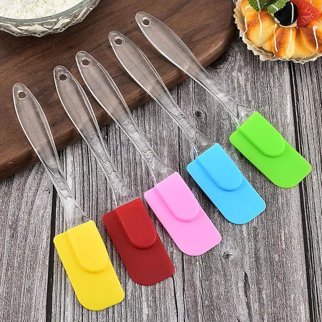Alt view image 4 of 6 - 6 Piece Mini Silicone Spatula Set, Small Rubber Spatulas Heat Resistant Non-Stick for Baking, Cooking, Mixing, Kitchen Use