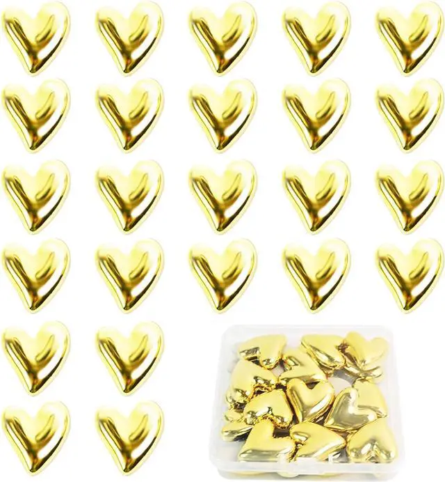 Main image of 24pcs Cute Fridge Magnets - Heart Decorative Magnets | for Refrigerator, Whiteboard, Cabinet & Locker - Decorative Magnets for Classroom, Kitchen & Office and Home Adults