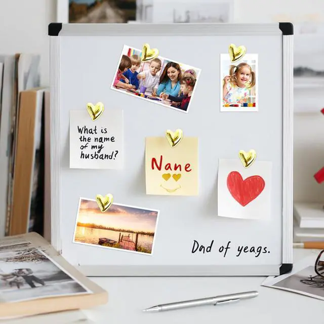 Alt view image 6 of 7 - 24pcs Cute Fridge Magnets - Heart Decorative Magnets | for Refrigerator, Whiteboard, Cabinet & Locker - Decorative Magnets for Classroom, Kitchen & Office and Home Adults