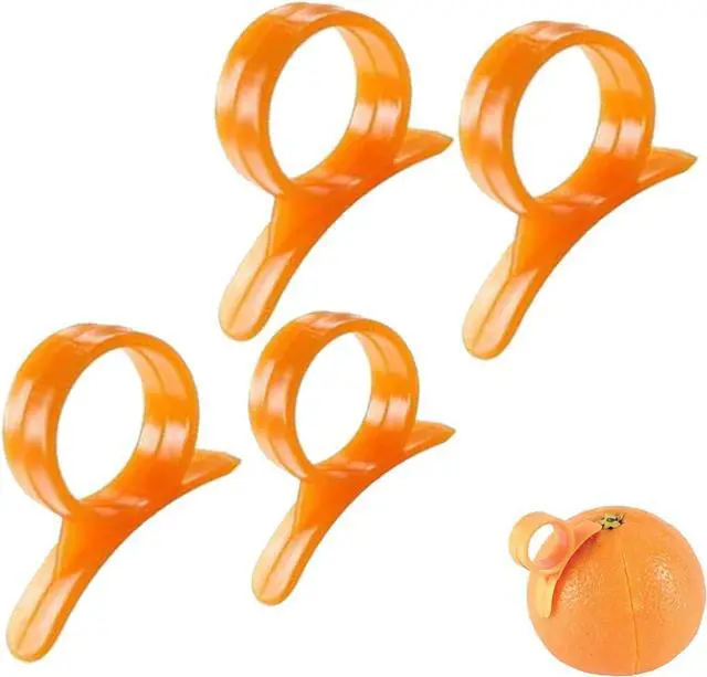 Main image of Orange Peeler Citrus Peel Cutter Plastic Easy Fruit Vegetable Slicer Lemon Peeler Opener Remover Kitchen Accessory Knife Cooking Tool Kitchen Gadgets Peelers (Style B)