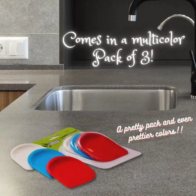 Alt view image 7 of 7 - SULLINS Pan Scraper, Pack Of 3 | Pan Scraper Tool | Pot Scraper | Dish Scraper | Dish Scraper Tool | Unique Silicone Grip Design - No Slipping Unlike Other Scrapers
