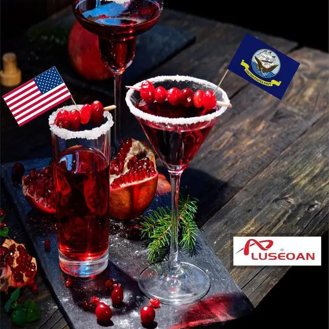 Alt view image 4 of 6 - US Military Toothpick Flag Set Army Armed Forces All Branche Small Mini Cocktail Fruit Cupcakes Toppers Food Stick Flags Decorations,100 Pack