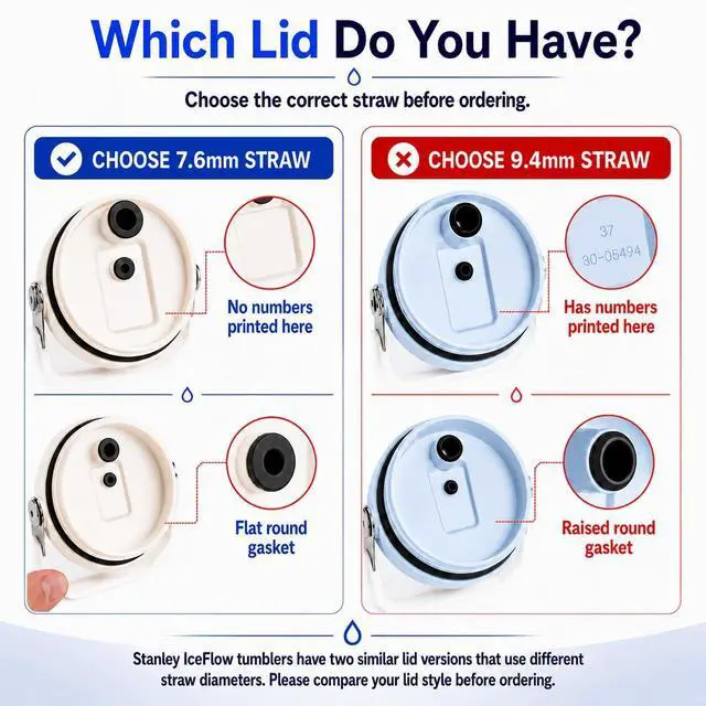 Alt view image 5 of 7 - Joshey Replacement Straws for Stanley IceFlow Flip 30oz Tumbler Only | Compatible with Stanley IceFlow Flip Straw Lid, 8-Pack BPA-Free Reusable Plastic Replacement Straws with 2 Cleaning Brushes