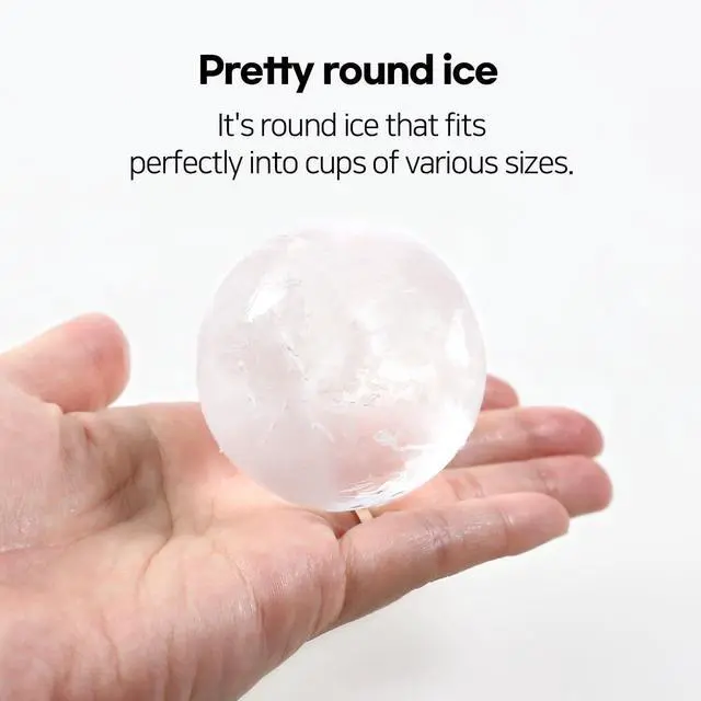 Alt view image 5 of 6 - K-Housetip Silicone Ice Cube Tray BPA Free, Flexible and Easy Release, Large Ice Molds for Whiskey, Cocktails, and Drinks (Green)