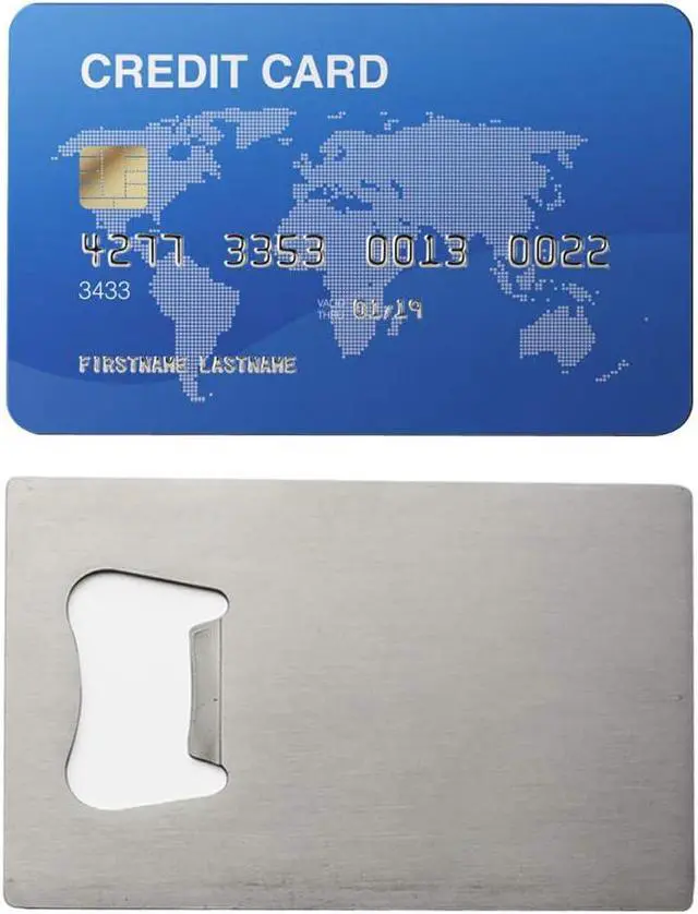 Alt view image 4 of 6 - Pekky Credit Card Bottle Opener, 6 Packs, Stainless Steel