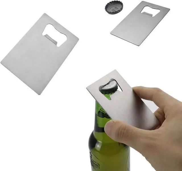 Alt view image 5 of 6 - Pekky Credit Card Bottle Opener, 6 Packs, Stainless Steel