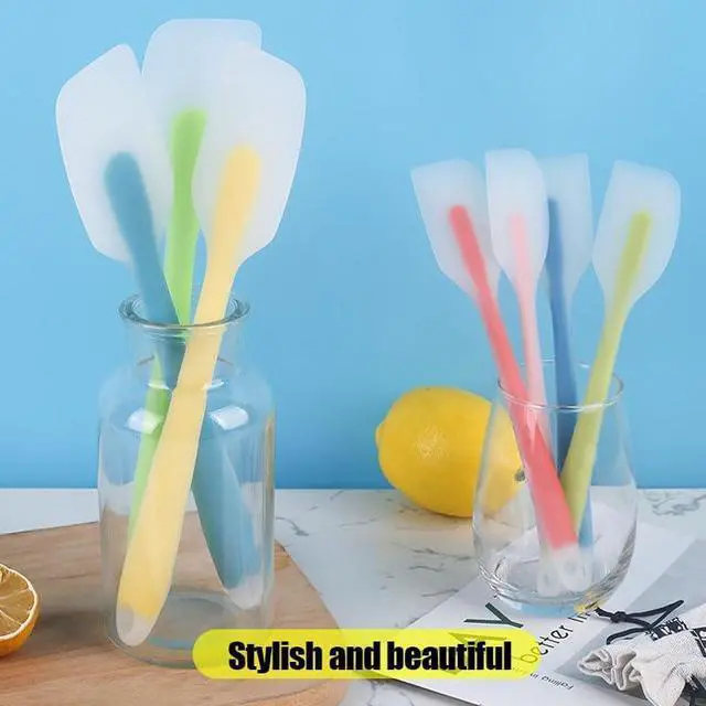 Alt view image 3 of 7 - 3 Pcs Silicone Spatula,8.2 Inch Heat-Resistant Spatula,Non-stick Rubber Spatulas, Baking Mixing Tool (Small)