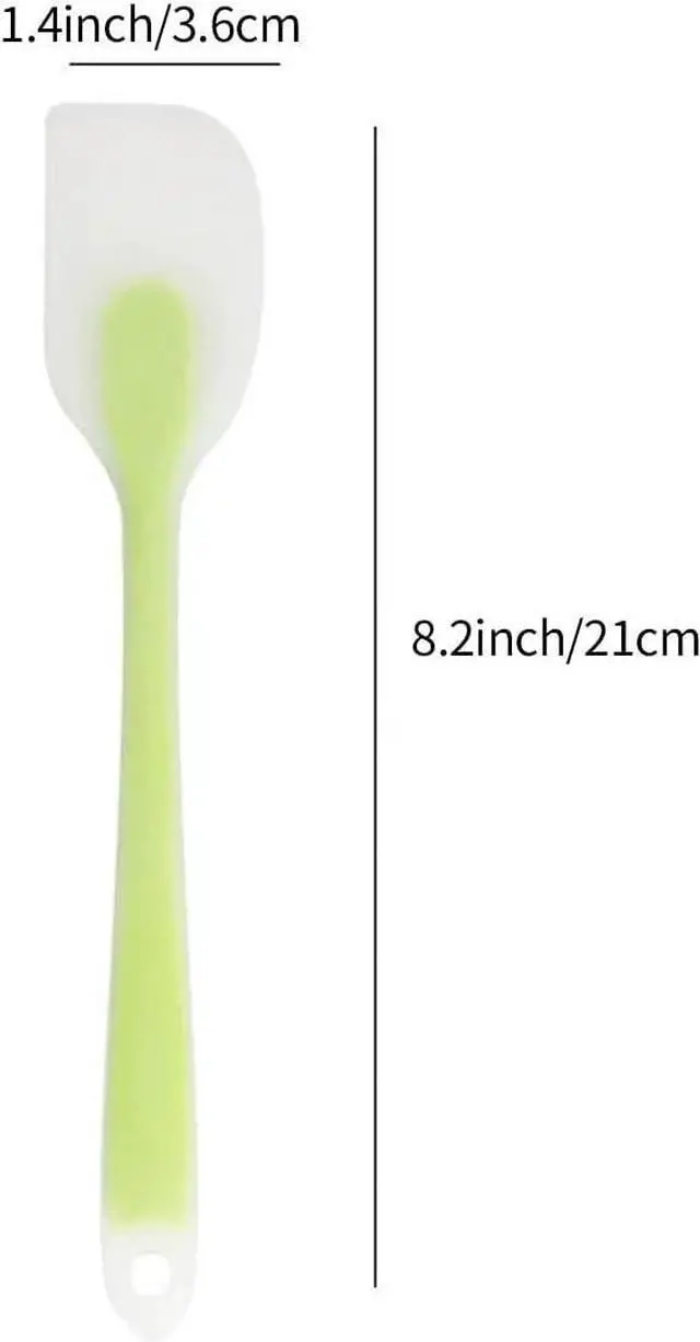 Alt view image 7 of 7 - 3 Pcs Silicone Spatula,8.2 Inch Heat-Resistant Spatula,Non-stick Rubber Spatulas, Baking Mixing Tool (Small)