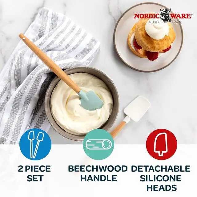 Alt view image 3 of 3 - Nordic Ware Spatula Set, Small, Multi