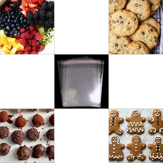 Alt view image 2 of 7 - VIPITH Cellophane Bags Cookie Bags Candy bags(4x6 inch)