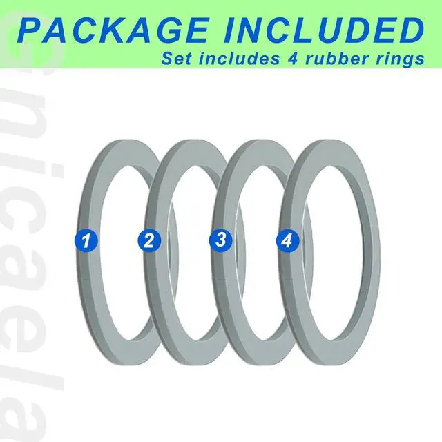 Alt view image 5 of 5 - Blender Gasket Replacement Parts, Rubber Ring Seal Rings Blender Accessories for Oster and Osterizer Blender (4 Pieces)