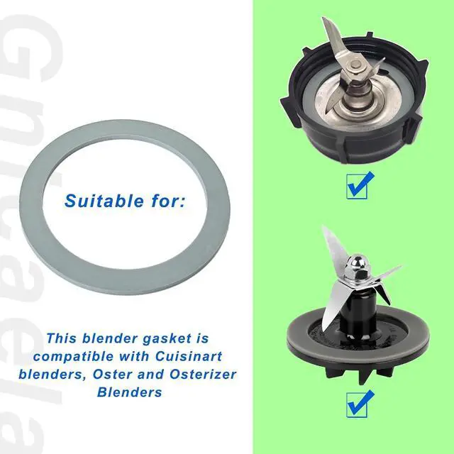 Alt view image 3 of 5 - Blender Gasket Replacement Parts, Rubber Ring Seal Rings Blender Accessories for Oster and Osterizer Blender (4 Pieces)