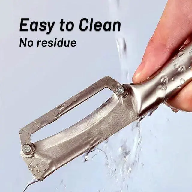 Alt view image 4 of 7 - 1 Pack Thick Vegetable Peeler - Sugarcane Pumpkin Peeling Knife - Ultra Sharp Stainless Steel Blades - Perfect Kitchen Peeler Effortlessly Peels Vegetables and Fruits (1 Pack)