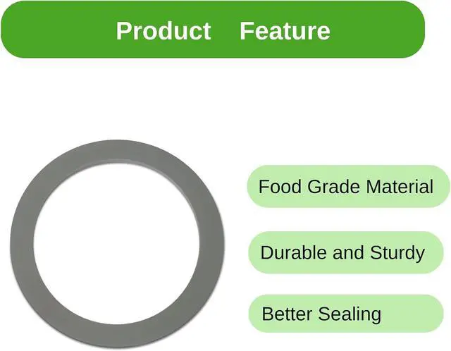 Alt view image 4 of 5 - 8 Pack Gaskets Replacement Rubber Seal for Oster Blender Replacement Parts O-Ring aspas para licuadora Compatible with Oster and Osterizer Blender Blade Accessories