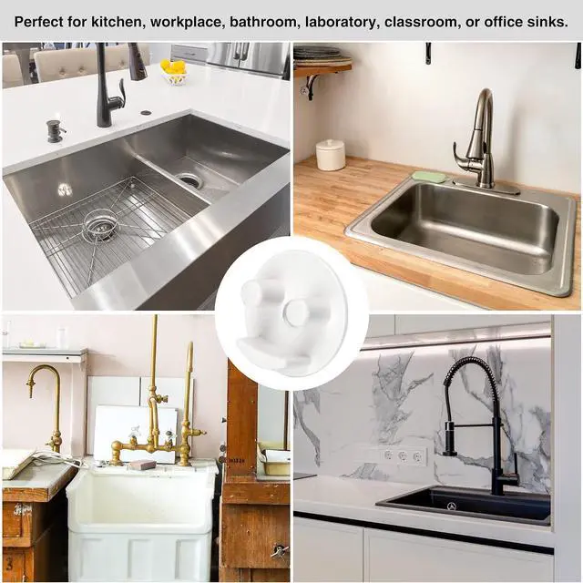 Alt view image 6 of 7 - Sponge Holder for Kitchen Sink, Suction Cup In-Sink Sponge Caddy Organizer, Dishwasher Safe, 1 Pack (Sponges Not Included)