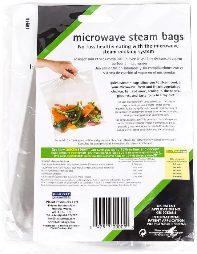 Alt view image 2 of 4 - PLANIT PRODUCTS Microwave Steam Bags, 1 EA