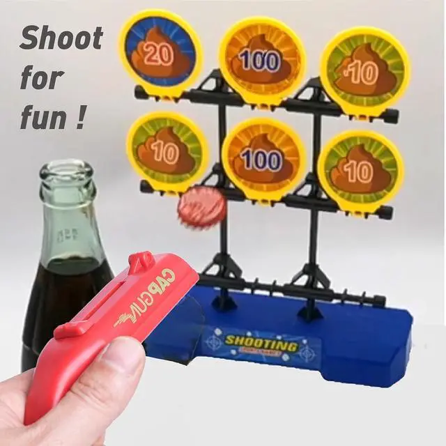 Alt view image 4 of 6 - Beer Bottle Opener Gag Gifts Cap Gun Bottle Opener Fun Practical Tool For Beer Enthusiasts Suitable For Camping Festivals College Gatherings Pool Parties (1, Red)