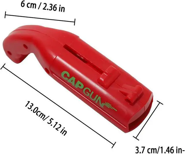 Alt view image 5 of 6 - Beer Bottle Opener Gag Gifts Cap Gun Bottle Opener Fun Practical Tool For Beer Enthusiasts Suitable For Camping Festivals College Gatherings Pool Parties (1, Red)