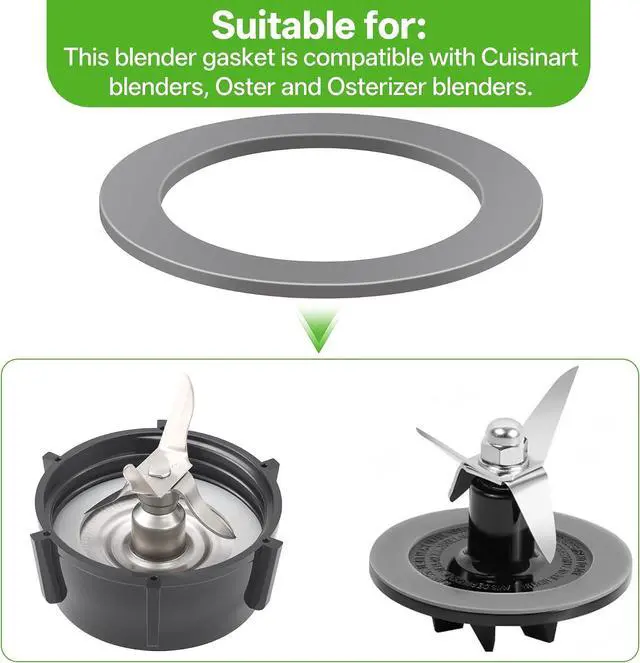 Alt view image 3 of 7 - 5 Pack Rubber Sealing O-Ring Gaskets for Oster and Osterizer Blender Blade | Food-grade Materials, BPA-free, Good Sealing & Leak-Proof, for Oster Blender Gasket Replacement Parts Accessories