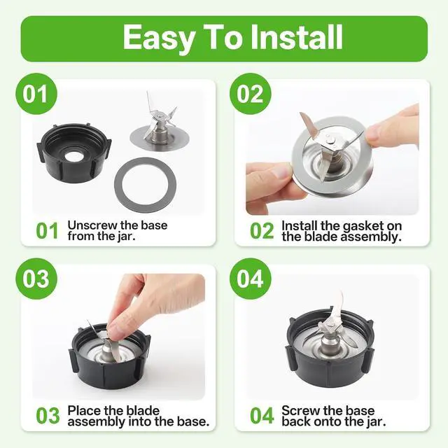 Alt view image 5 of 7 - 5 Pack Rubber Sealing O-Ring Gaskets for Oster and Osterizer Blender Blade | Food-grade Materials, BPA-free, Good Sealing & Leak-Proof, for Oster Blender Gasket Replacement Parts Accessories