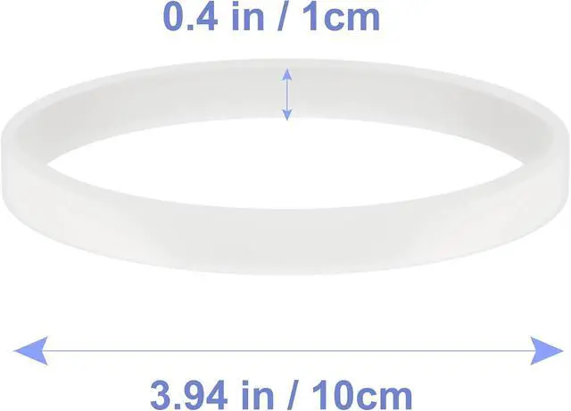 Alt view image 6 of 7 - 6 PCS Rubber Gaskets 10cm Sealing Gaskets White O-Ring Replacement Parts for Ninja Blender BL480 BL680 BL910 CT680
