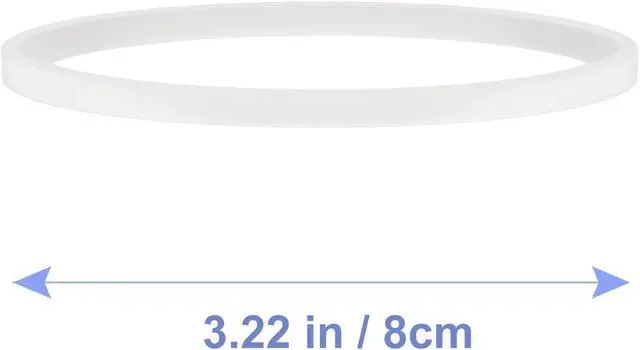 Alt view image 6 of 7 - 6-Pack Sealing Gaskets 3.2 inch/8.3 cm Rubber Gaskets O-Ring White Replacement Parts for Ninja Professional Blenders BL660 BL770 BL780