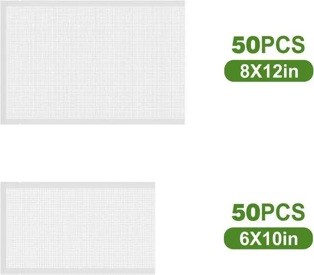 Alt view image 3 of 7 - Vacuum Sealer Bags for Food Storage, 100pcs Precut Pint & Quart | 3Mil Embossed BPA-Free Puncture-Resistant Bags, Universal Fit for Sous Vide, Meal Prep, Freezer Storage & Food Preservation