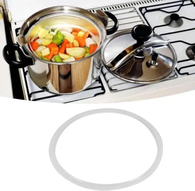 Alt view image 4 of 7 - Silicone Sealing Ring for Pressure Pot with Inner Diameter of 22cm/8.66in, Clear Silicone Gasket Pressure Cooker Gasket Sealing Ring Replacement Parts