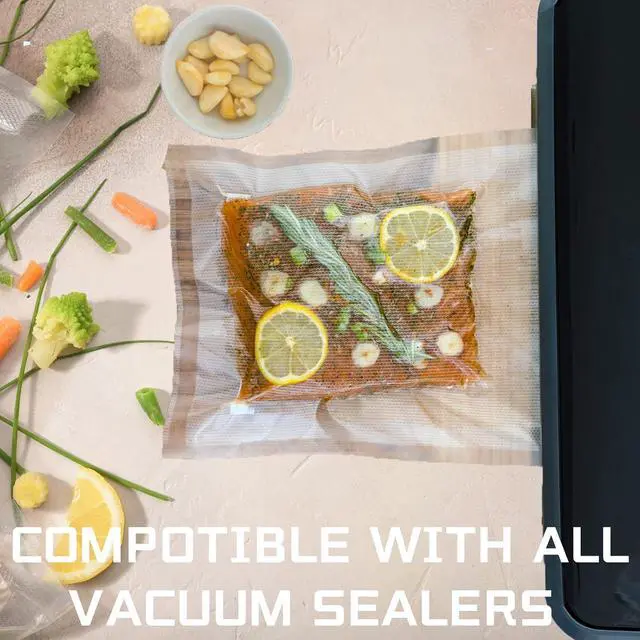 Alt view image 4 of 5 - Vacuum Sealer Bags Rolls 7sizes 2pack Thicker,Heavy Duty,BPA Free,Great for Vac storage Sous Vide Cooking (1PACK 11" x 16.4')