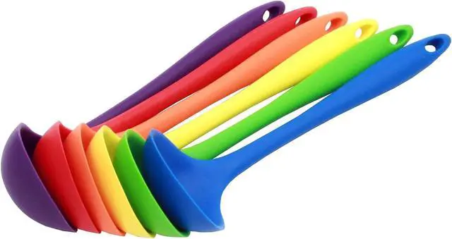 Alt view image 6 of 7 - Chef Craft Premium Silicone Cooking Ladle, 11.25 inch, Blue