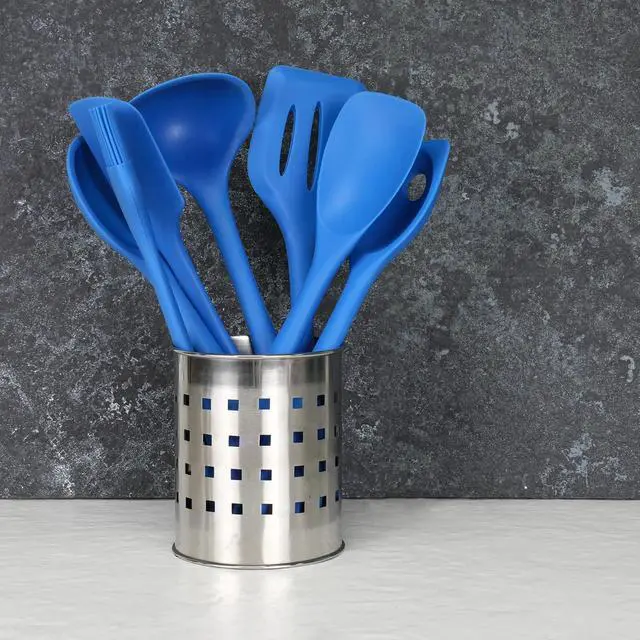 Alt view image 5 of 7 - Chef Craft Premium Silicone Cooking Ladle, 11.25 inch, Blue