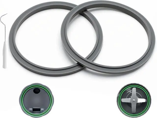 Main image of 2Pcs Gaskets Replacement Rubber Seal Ring for Nutribullet Blender 600W 900W | Food-grade Silicone, BPA-free, Good Sealing & Leak-Proof, Long-Lasting, Nutribullet Replacement Part Accessories