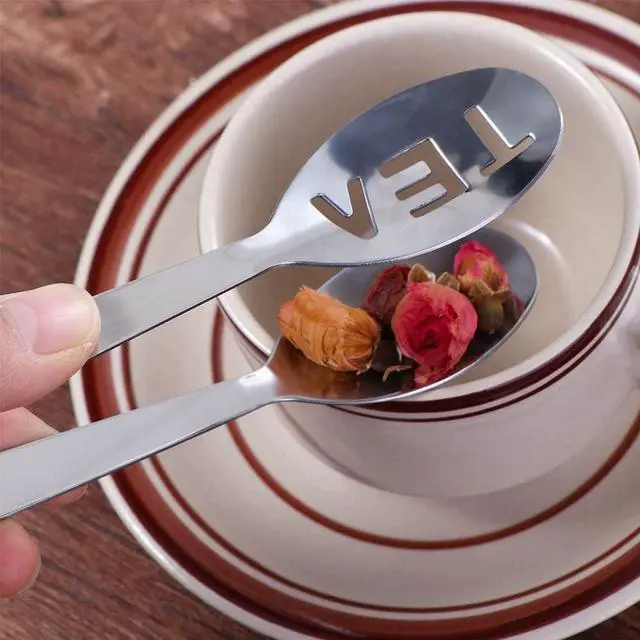 Alt view image 5 of 6 - Silver Tea Bag Squeezer,Stainless Steel Oval Tea Bag Squeezer Tongs,Tea Filter Clamp Tea Strainer Holder Clip,Suitable for Gripping Ice Cube,Sugar Tea Filters(12.3cm)