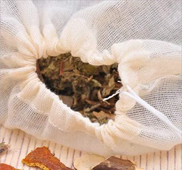 Alt view image 4 of 5 - HLLMX 20 PCSReusable Tea Bag Spice Bags Muslin Bags Unbleached for Herbs Tea Coffee Cooking Brewing Straining Cheesecloth Bone Broth Brew Bags Soup Gravy Broth Stew Bags