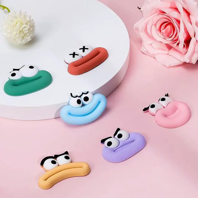 Alt view image 5 of 6 - 12Pcs Fridge Magnets Cute Refrigerator Magnets, Strong Magnets for Whiteboard Cabinet Locker, Rubber 3D Funny Decorative Magnets for Classroom Kitchen Office