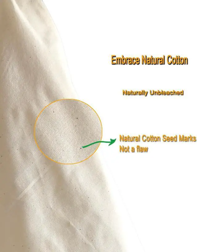 Alt view image 7 of 7 - Nut Milk Bag,Cheese Cloths Bag for Straining,Unbleached Cotton Reusable Ultra-dense Cheesecloth Strainer Bag for Juicing Almond Oat Soy Milk Yogurt Butter Wine Cooking Jelly Turkey(3 pc,12"x 12")