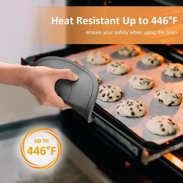 Alt view image 4 of 7 - Silicone Trivet Mats 3 Pack Heat Resistant Pot Holders, Multipurpose Non-Slip Hot Pads for Kitchen Potholders, Hot Dishers, Jar Opener, Spoon Holder (Gray)