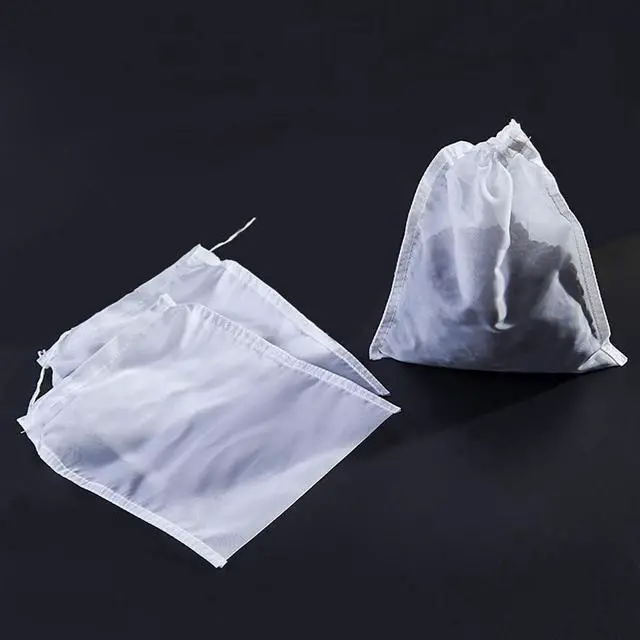 Alt view image 4 of 7 - 3Pcs Reusable Filter Bags Mesh Nylon Bags for Nut Milk, Coffee, Juice 74 Micron 8" x 12"