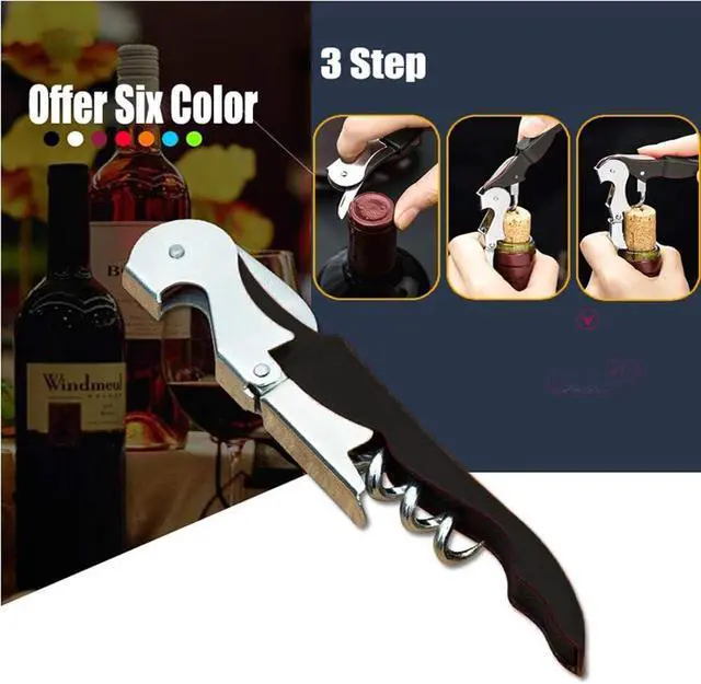 Alt view image 7 of 7 - Professional Waiter Corkscrew Wine Openers Set(2PCS), Heavy Duty Stainless Steel Hinges Wine Key for Restaurant Waiters, Sommelier, Bartenders