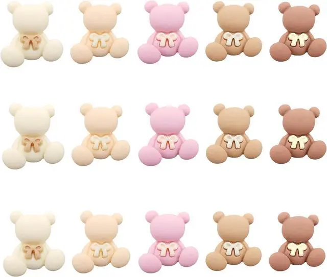 Main image of YOJO 15Pcs Strong Fridge Magnets, Cute Bear Shaped Decorative Magnets, Colorful Refrigerator Magnets for Locker, Cabinet, White Board, Kitchen, Office, Classroom