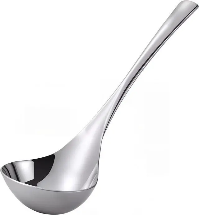 Main image of Small Ladle Spoon for Gravy, 8" 304 Stainless Steel Ladle with Hollow Handle,1-Pack