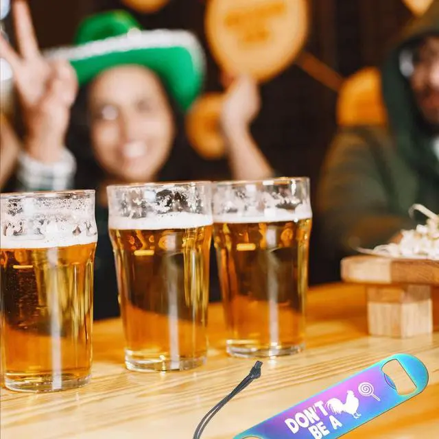 Alt view image 4 of 5 - Funny Rainbow Colors Stainless Steel Bottle Opener Bar Key For Friend Boyfriend Men Bar Drinking Lovers Joke Gifts