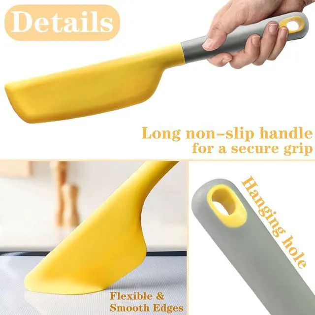 Alt view image 5 of 7 - Silicone Omelette Spatula Turner, Flip Fold Omelet Turner, 13Inch | Flexible Egg Flip Tool for Non-stick Pans, Heat Resistant omelette flipper for Kitchen Omelet Pancake Crepes