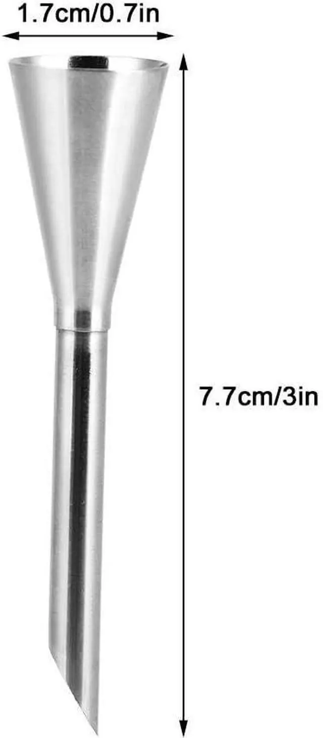 Main image of Cream Icing Piping Nozzle Tips, Stainless Steel Piping Tips Icing Tips Cream Filler Tools for Filling Puffs Donuts Cupcakes Pastries