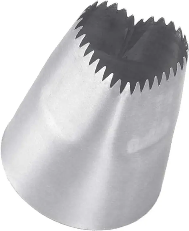 Main image of Silver Stainless Steel Heart-shaped Cake Icing Piping Decorator Dessert Mold Shaping Piping Tips Nozzles Mold Cake For Piping Flowers Icing Pastry Frosting Nozzles Large Set Icing Kitchen and Dining