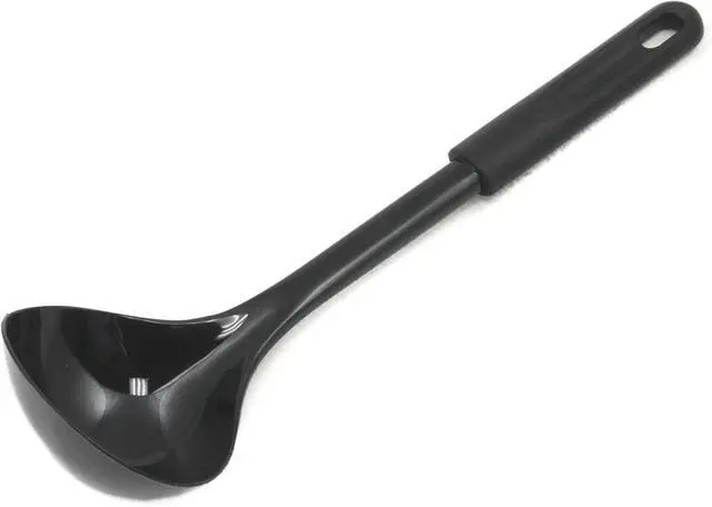 Main image of Chef Craft Basic Nylon Cooking/Serving Ladle, 12 inch, Black