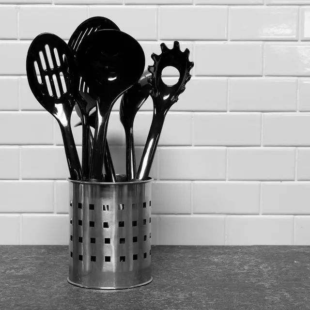 Alt view image 3 of 3 - Chef Craft Basic Nylon Cooking/Serving Ladle, 12 inch, Black